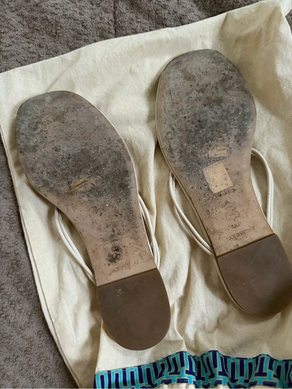 Tory Burch Patos sandals Cream